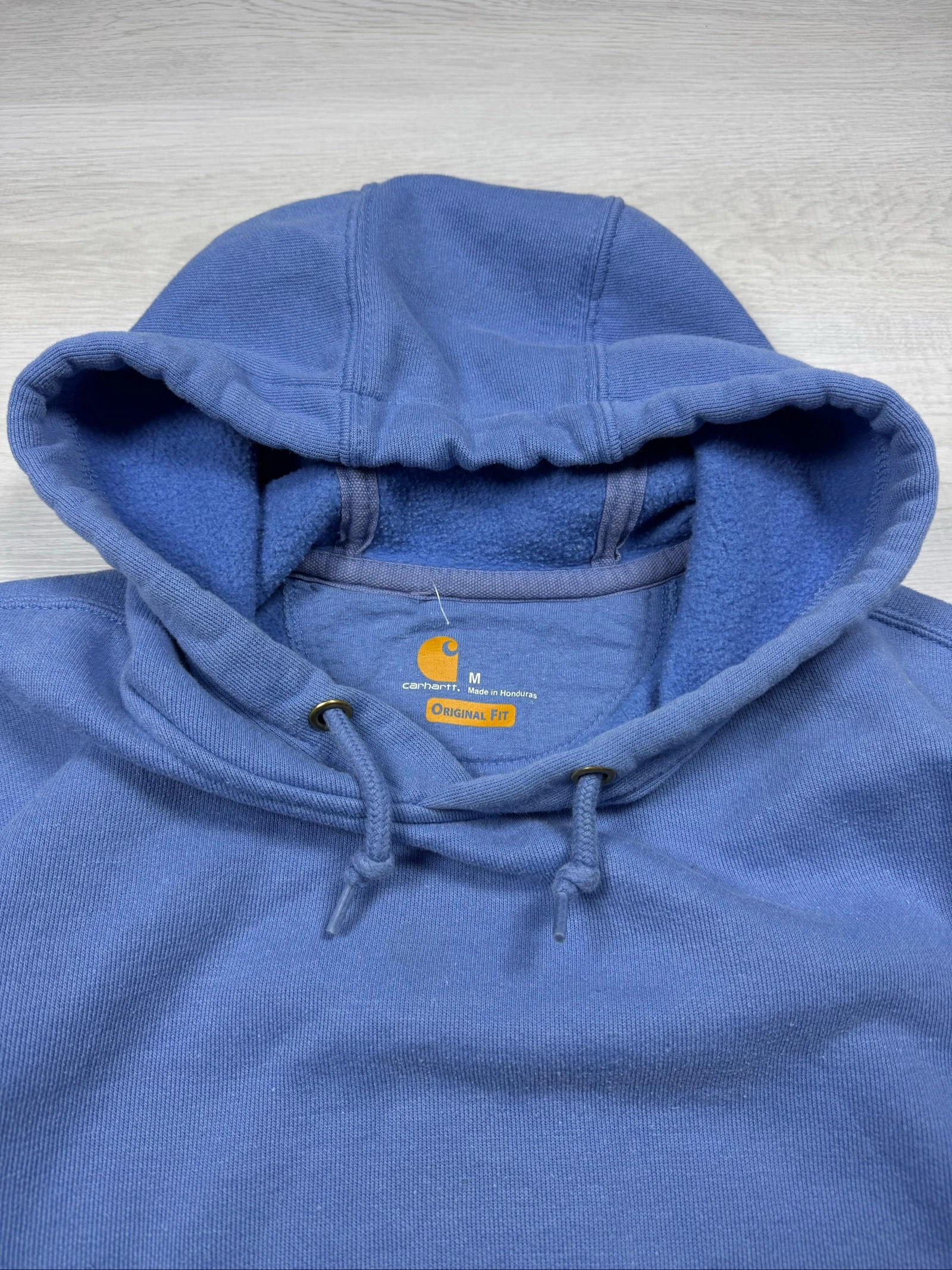 Carhartt Sleeve Logo Hoodie Blue Original Fit M – photo 7
